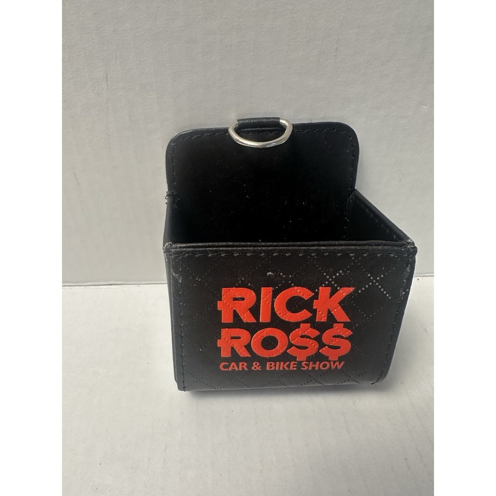 Rick Ross Car & Bike Show Black Quilted Leatherette Pouch Ring Holder Merch